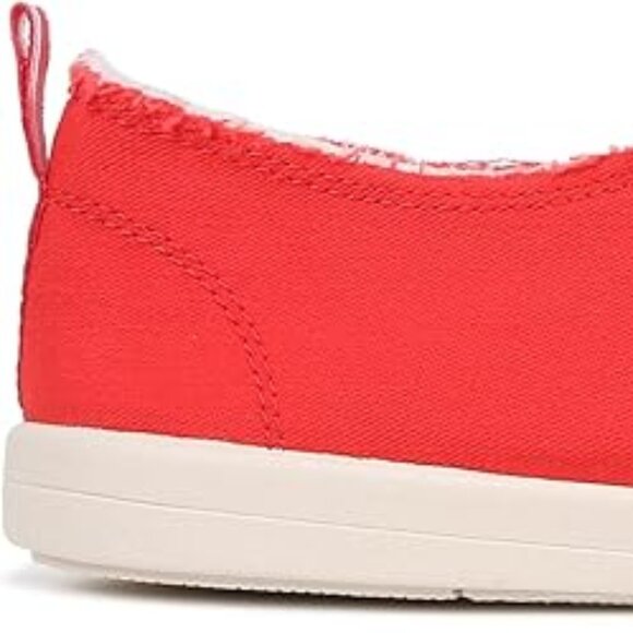 Vionic Vibrant Red Slip-On Flats - Picture 3 of 16